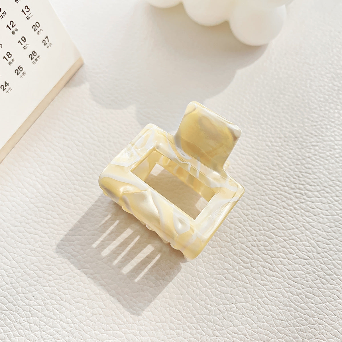 Hair Clips for Women Small Neutral Rectangle Hair Clips ( Small )