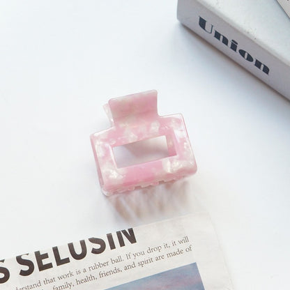 2" Rectangle Hair Clips Colorful Hair Claw Classic Clamp for Women Girls