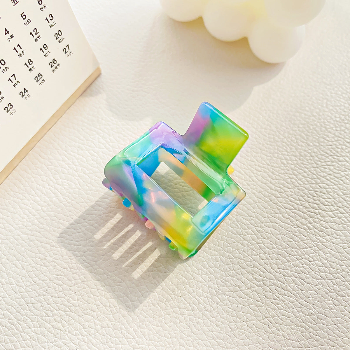 Hair Clips for Women Small Neutral Rectangle Hair Clips ( Small )