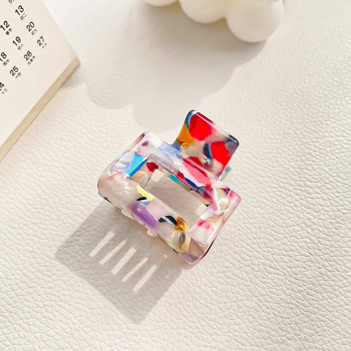 Hair Clips for Women Small Neutral Rectangle Hair Clips ( Small )