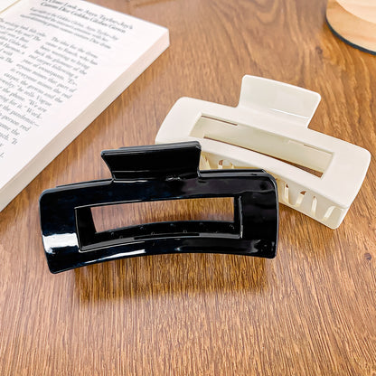 Hair Clips for Women Large Neutral Rectangle Hair Clips (Large)