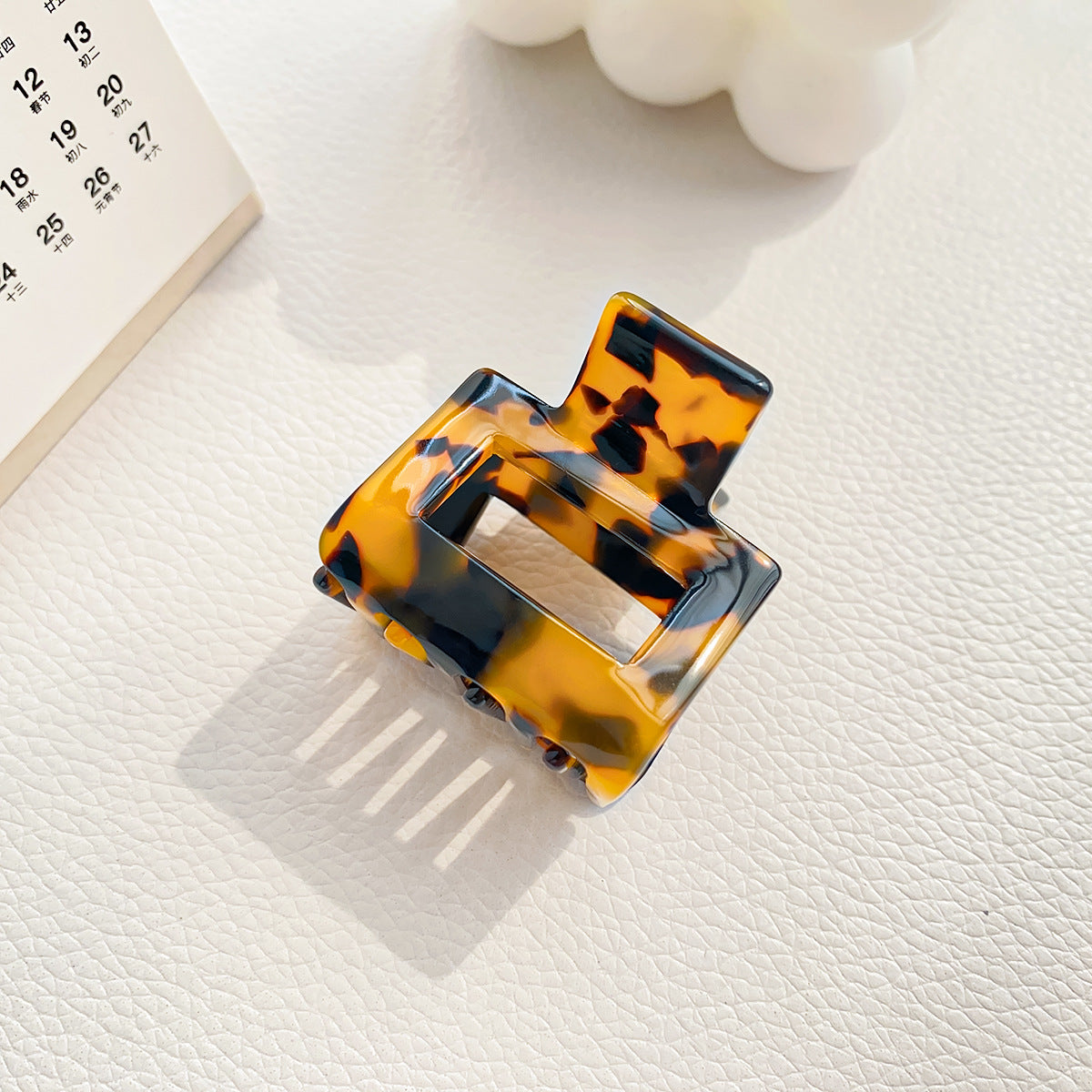 Hair Clips for Women Small Neutral Rectangle Hair Clips ( Small )