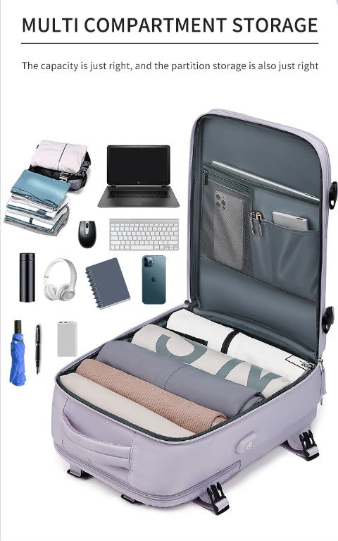 Laptop Backpack Bag School Supplies Gifts Travel Backpacks Accessories W/USB Charging Port