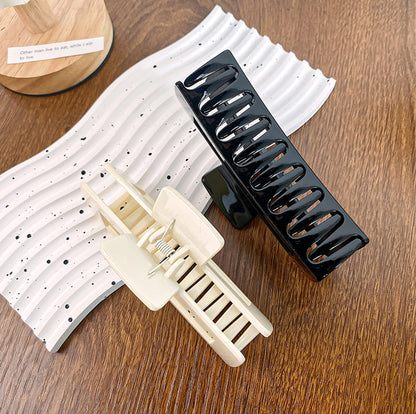 Hair Clips for Women Large Neutral Rectangle Hair Clips (X-Large)