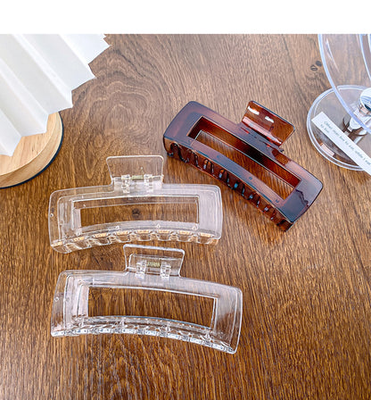 Hair Clips for Women Large Neutral Rectangle Hair Clips (X-Large)