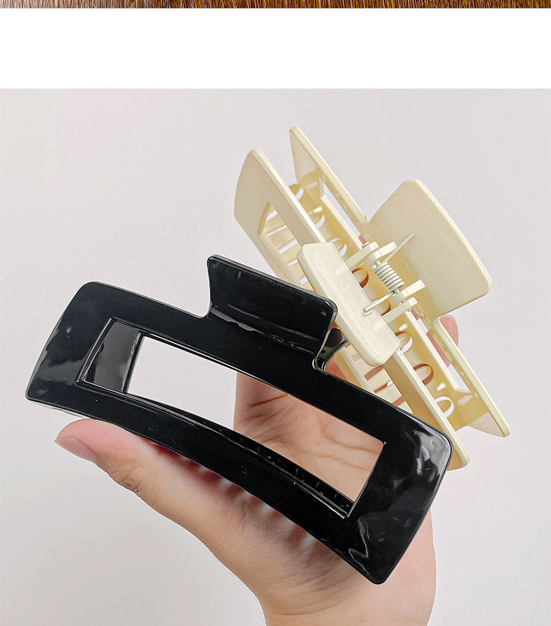 Hair Clips for Women Large Neutral Rectangle Hair Clips (X-Large)