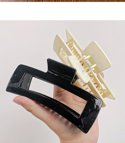 Hair Clips for Women Large Neutral Rectangle Hair Clips (X-Large)