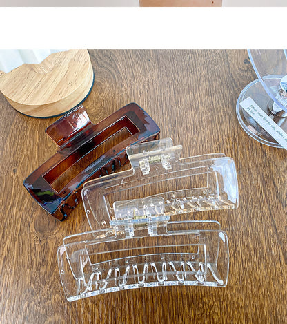 Hair Clips for Women Large Neutral Rectangle Hair Clips (X-Large)