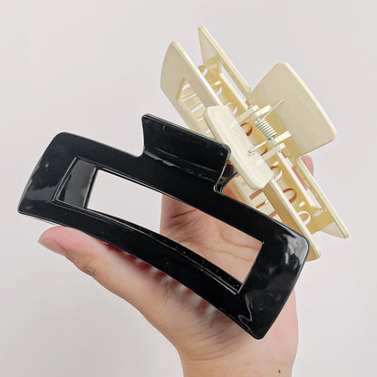 Hair Clips for Women Large Neutral Rectangle Hair Clips (X-Large)