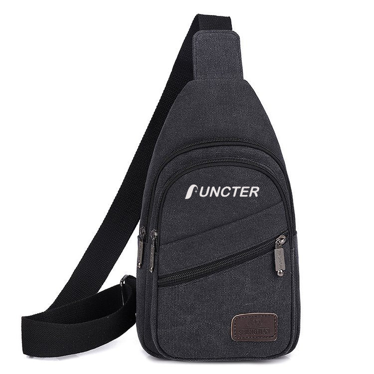 Men's Nylon Sling Bag Chest Shoulder Backpack Crossbody Bag