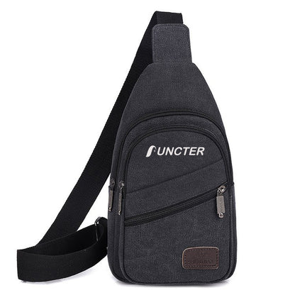 Men's Nylon Sling Bag Chest Shoulder Backpack Crossbody Bag