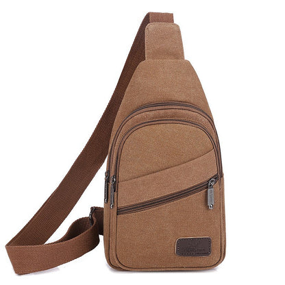 Men's Nylon Sling Bag Chest Shoulder Backpack Crossbody Bag