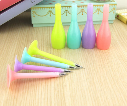 Jell Color Wine Cup Ballpoint Pen Gel Pen
