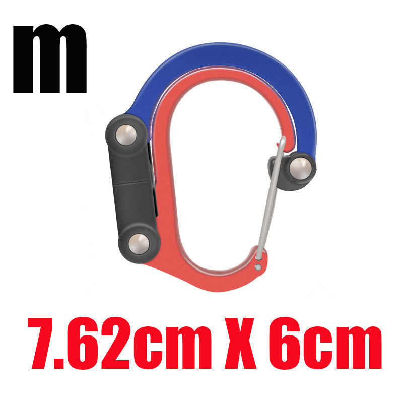 #L High Quality Aluminum Alloy D Shape Easily Hanging Mountaineering Buckle Carabiner
