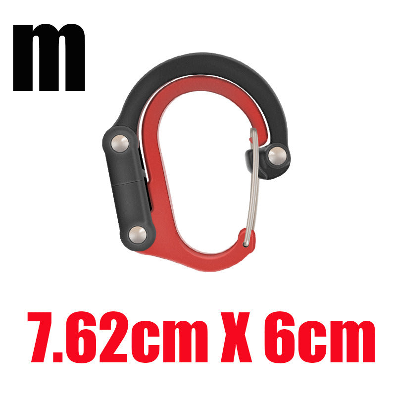#L High Quality Aluminum Alloy D Shape Easily Hanging Mountaineering Buckle Carabiner