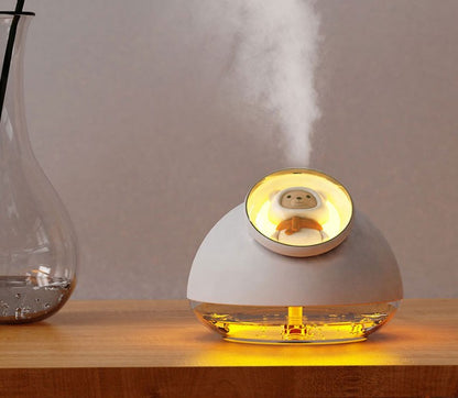 160ml Mini Portable USB Humidifier Cool Mist Humidifier W/Night Light For Bedroom Travel Office Home