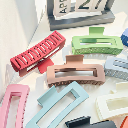 Hair Clips for Women X-Large Neutral Rectangle Hair Clips (X-Large)