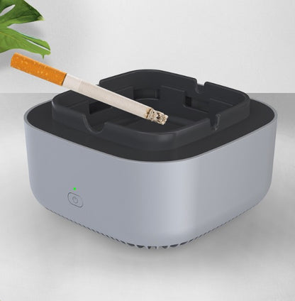 Indoor Ashtray - 2" 1 Multifunctional Ashless Air Purifier with Filter Ashtray