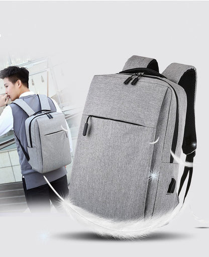 Laptop USB Connector Snow Canvas Backpack