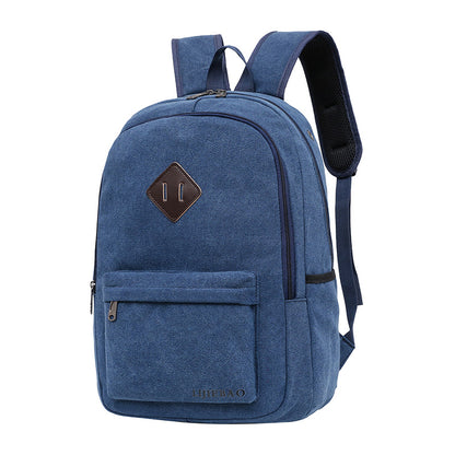 Canvas Backpack High School Backpack Casual Bag Computer Bag