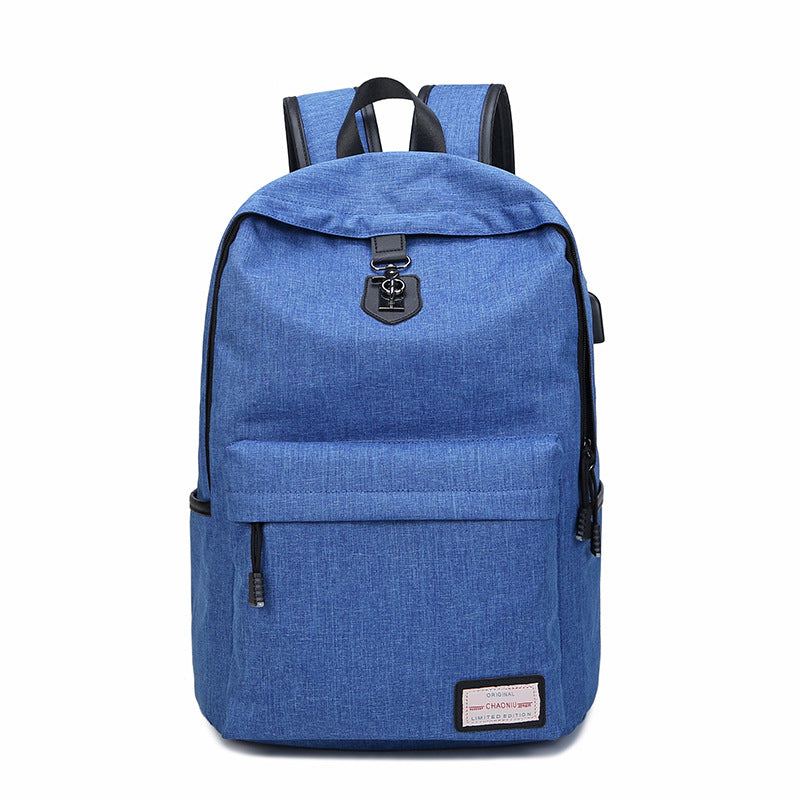 Outdoor Durable Laptops Backpack W/ USB Charging Port