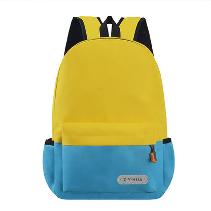 Double Color Small Children School Backpack Shopping Bag Pupils Backpack