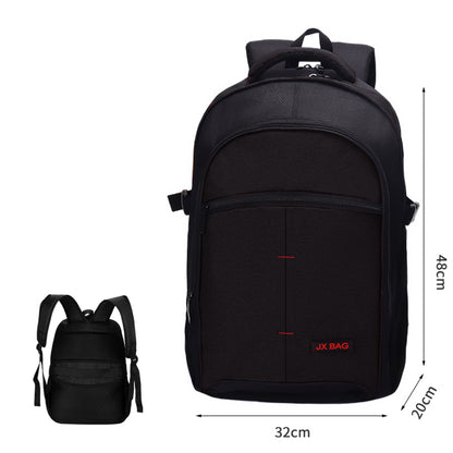 Three Layers Size XL Regular Style Backpack Simple Middle School Backpack USB Backpack