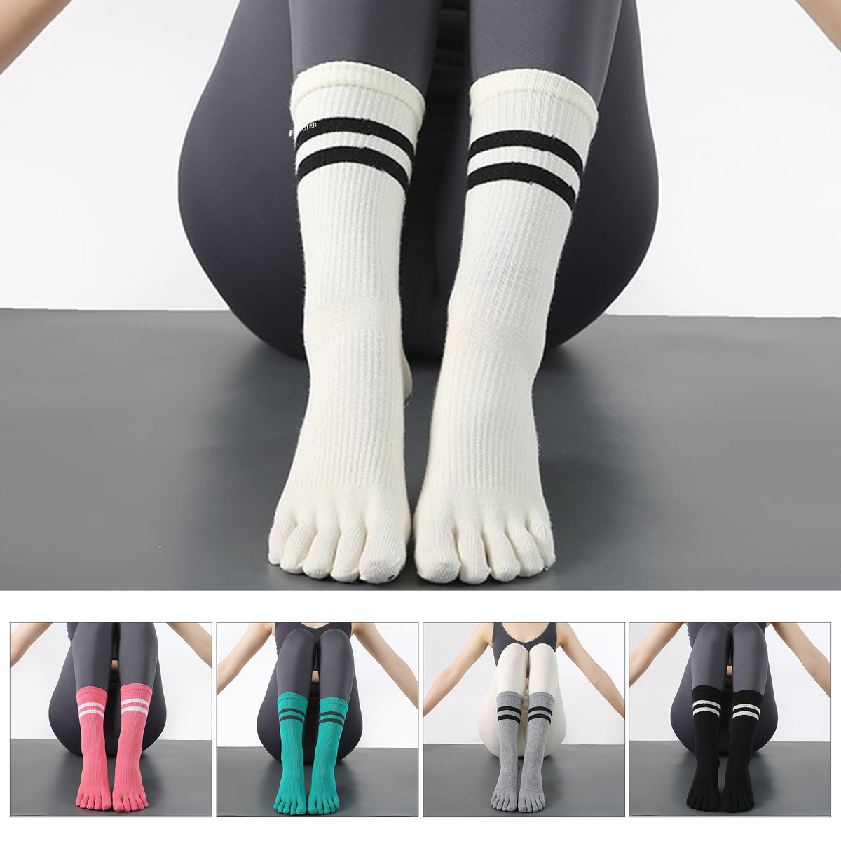 Yoga Socks for Women Pilates Grips Socks Barre Fitness Barefoot Training Socks Hospital Socks