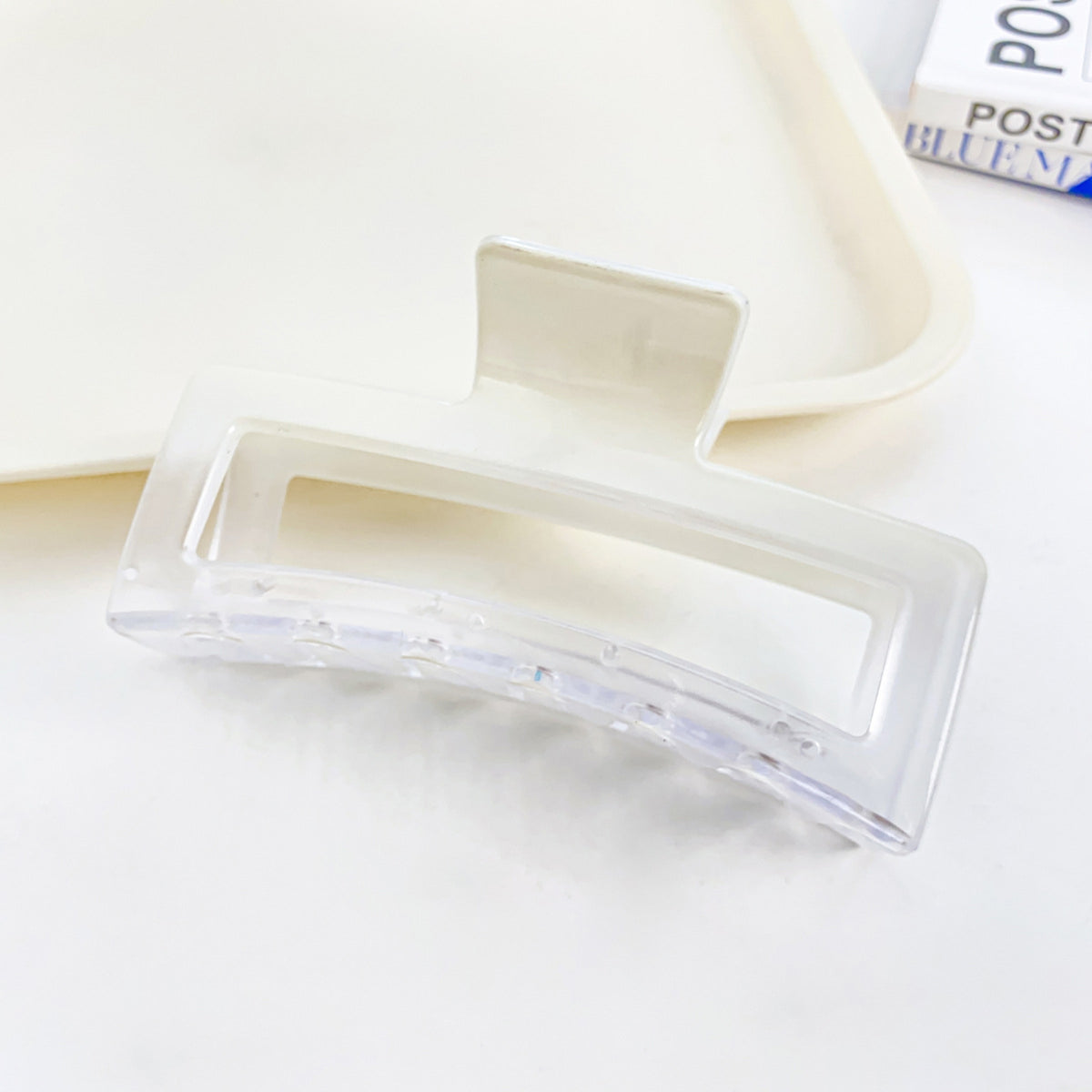 Hair Claws for Women Girls Candy Color Rectangle Hair Claw Clips