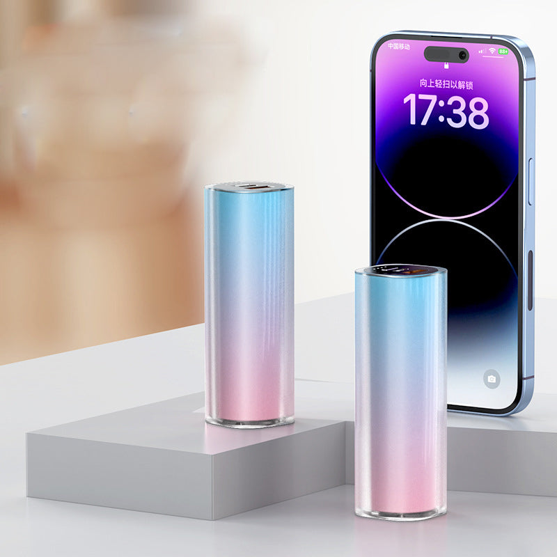 5000 mAh Gradient Color Power Bank Straight Stick Power Bank