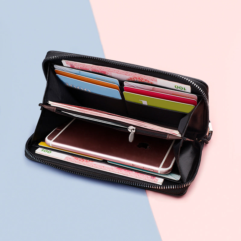 Long Zipper Handbag Elegant Women's Handbag Minimalist Wallet