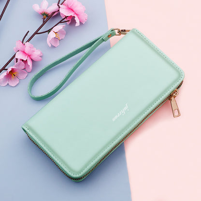 Long Zipper Handbag Elegant Women's Handbag Minimalist Wallet
