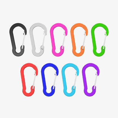 Gourd Shaped Steel Wire Buckle Aluminum Alloy #5 Mountaineering Buckle Aluminium Alloy Carabiner