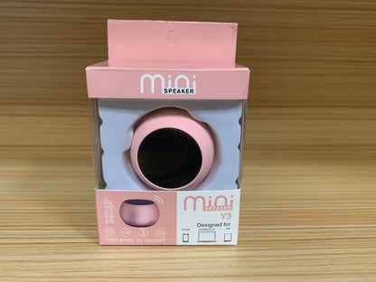 Round Macaroon Portable Mini Wireless Speaker