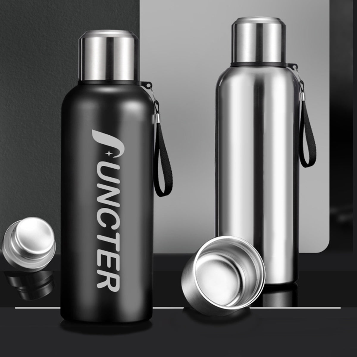 20OZ Stainless Steel Vacuum Insulated Water Bottle W/Cup