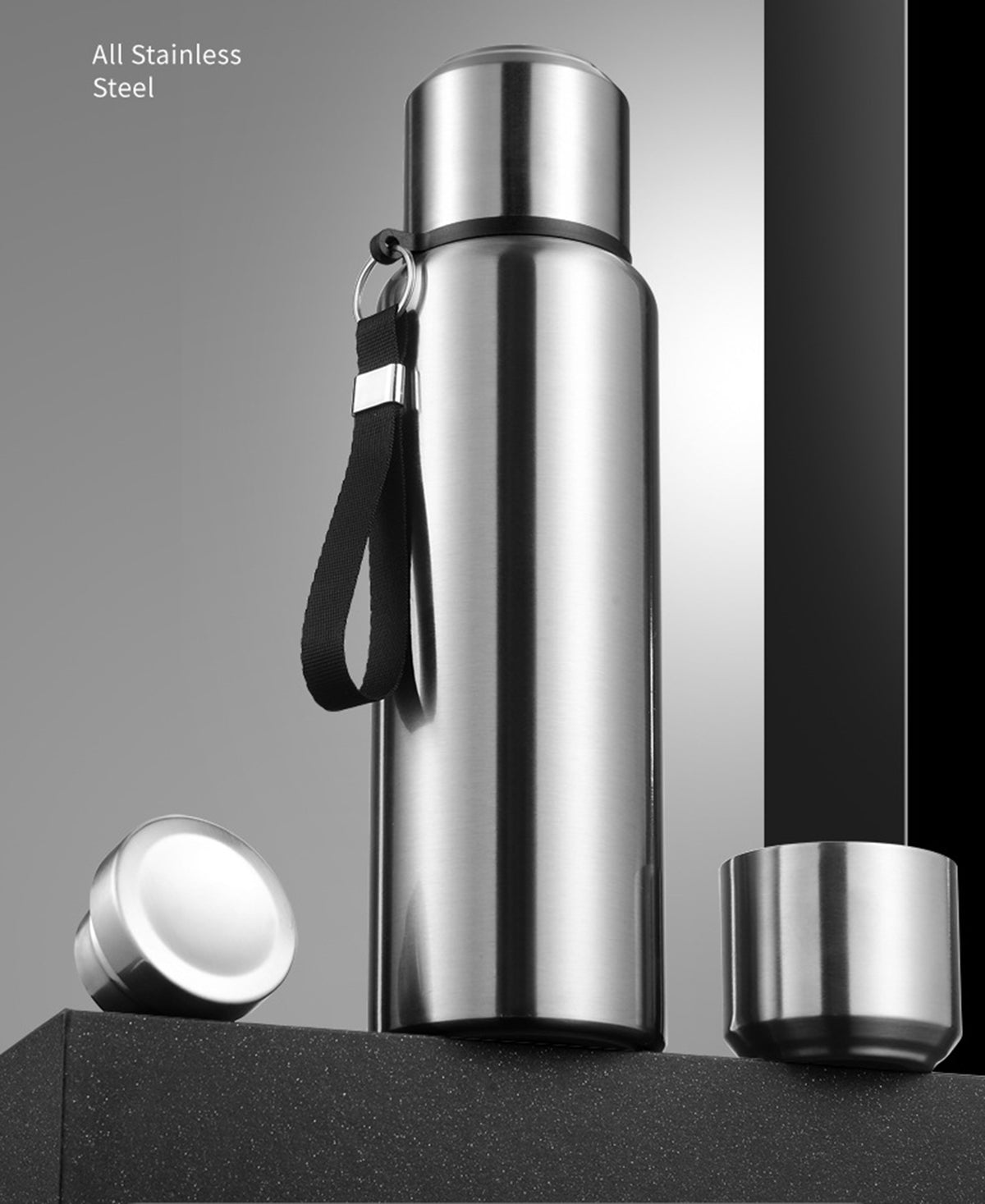20OZ Stainless Steel Vacuum Insulated Water Bottle W/Cup