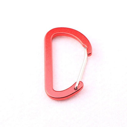 Flat #5 D Shape Aluminium Alloy Carabiners