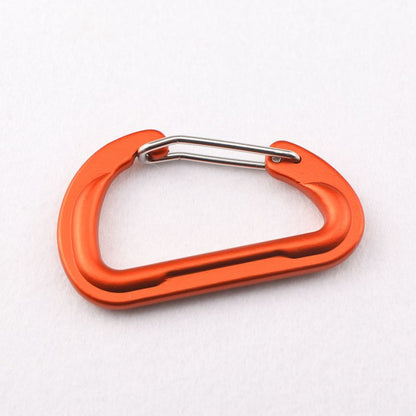 Design Flat #6 D Shape Aluminium Alloy Carabiners