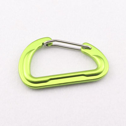 Design Flat #6 D Shape Aluminium Alloy Carabiners
