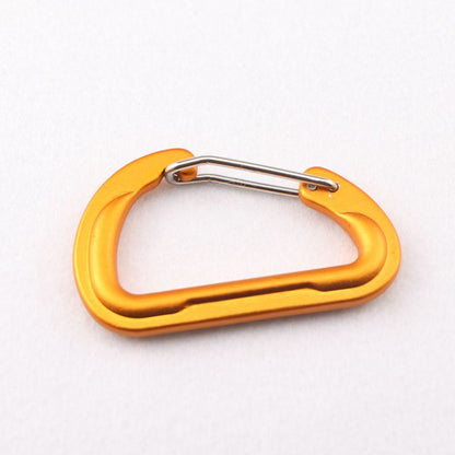 Design Flat #6 D Shape Aluminium Alloy Carabiners