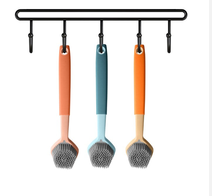 Kitchen Dish Scrubber Soft Dishwashing Brush for Pots Pans Sink Cleaning Scrubber