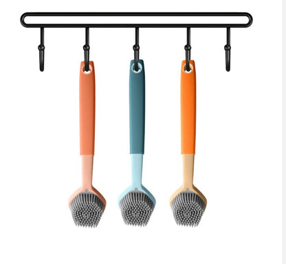 Kitchen Dish Scrubber Soft Dishwashing Brush for Pots Pans Sink Cleaning Scrubber