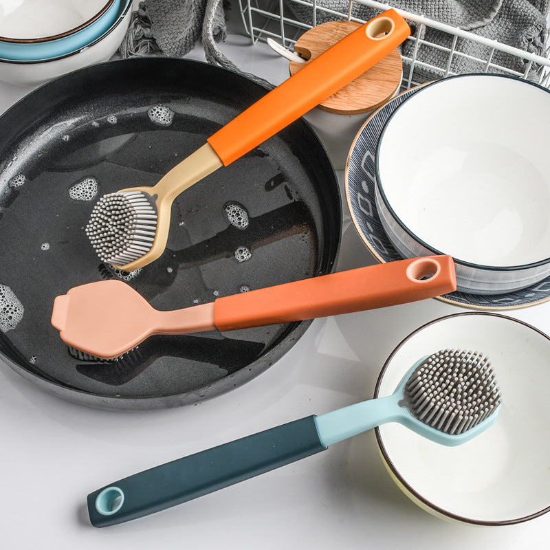 Kitchen Dish Scrubber Soft Dishwashing Brush for Pots Pans Sink Cleaning Scrubber