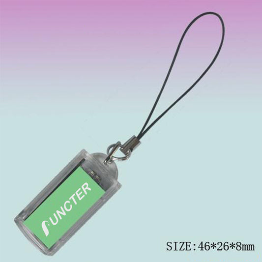 #M Solar Power LED Screen Keychain