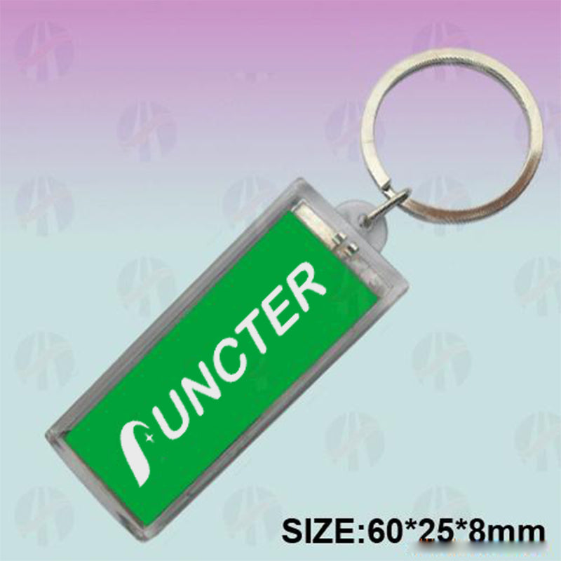 #L Solar Power LED Screen Keychain