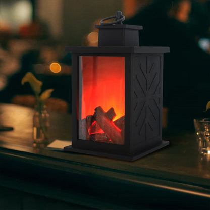 #L Electric Decorative Lamp Fireplace Night Light LED Light Fake Fireplace Decor