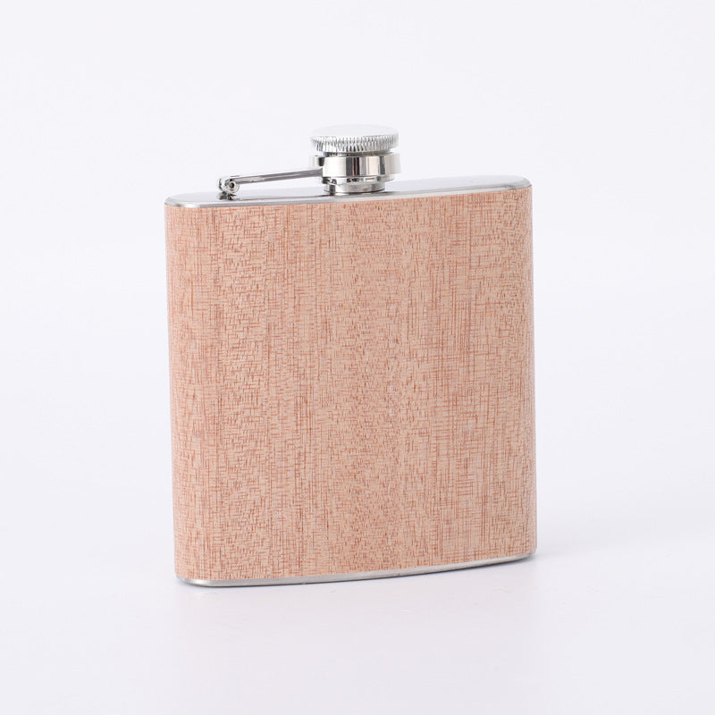 #2 Wooden PU Stainless Steel Cup Pint Cup 6 OZ Shot Cup