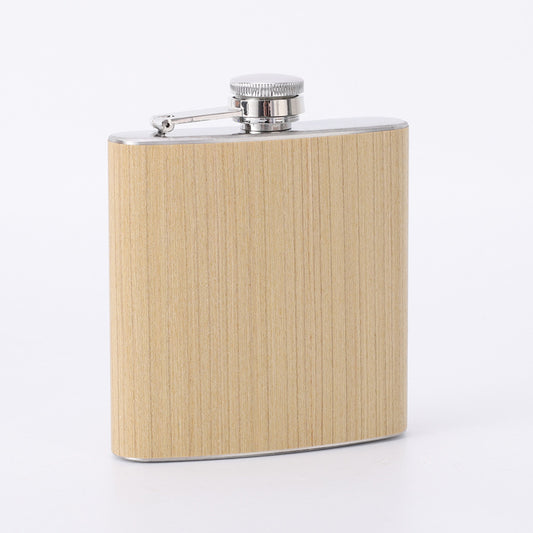 #3 Wooden PU Stainless Steel Cup Pint Cup 6 OZ Shot Cup