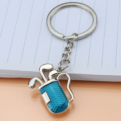 Golf Club Tube Shape Keychain