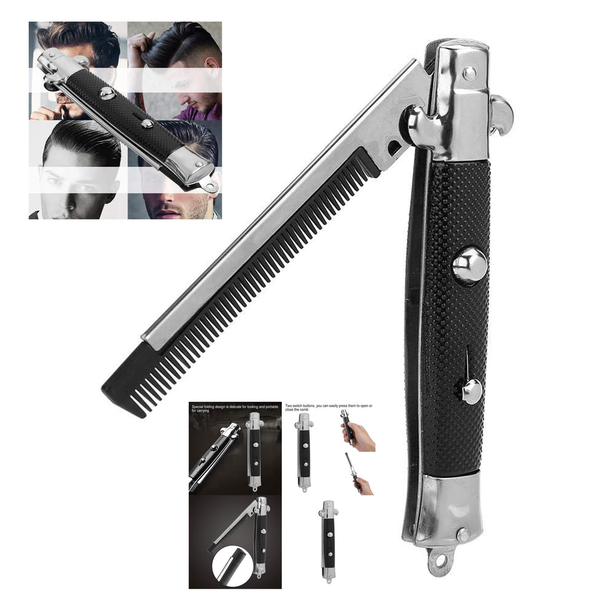 Foldable Comb Folding Spring Comb